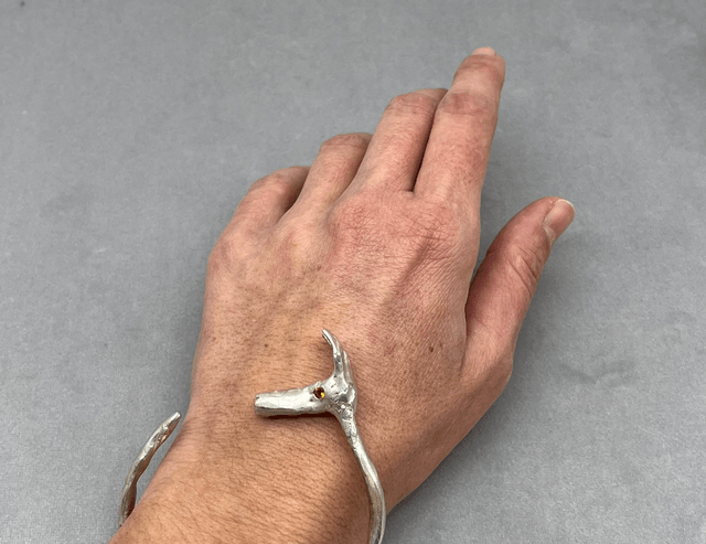 Jackal Bangle with citrine