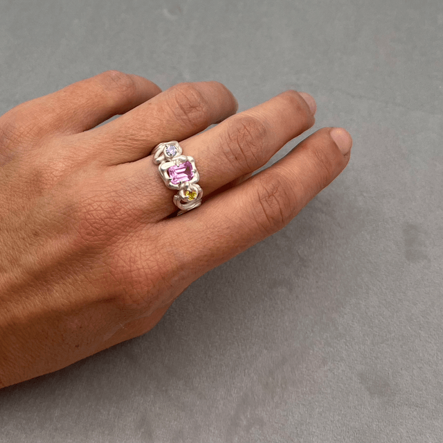 Superhero rings, multiple stones