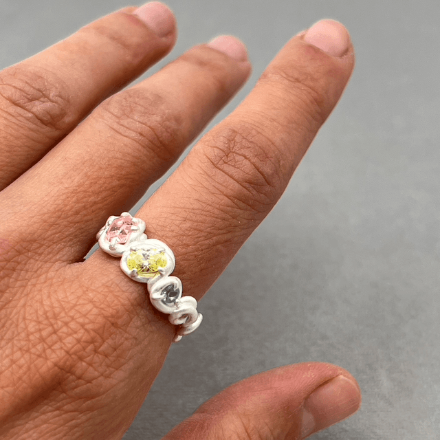 Superhero rings, multiple stones