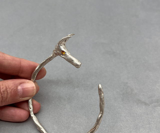 Jackal Bangle with citrine