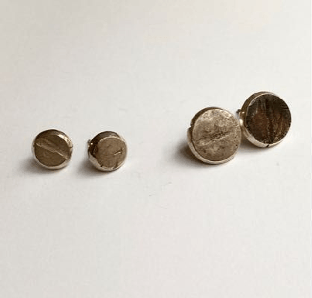 Hammered Disc_Earrings