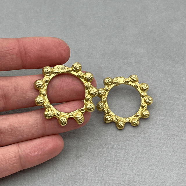 Rosary Wreath Earrings