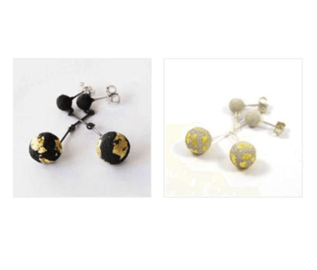 Precious Lava Drop Earrings