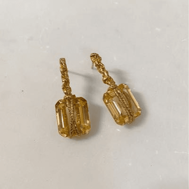 Bonbon Long Earrings 1 Stone