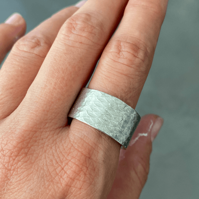 Snake skin ring