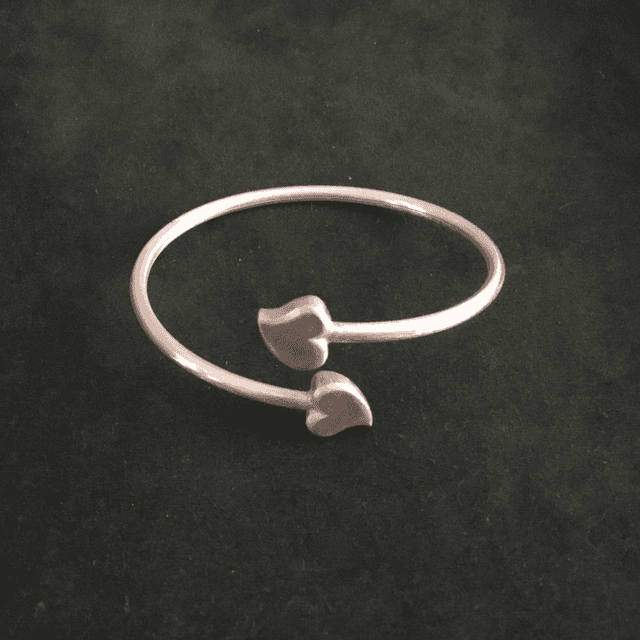Hearts Silver Bracelet